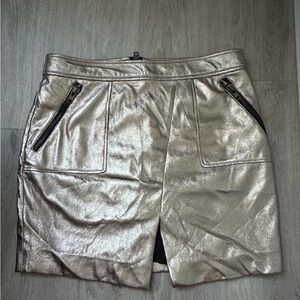 W118 by Walter Baker Shimmering Silver Skirt
